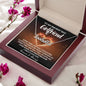 To My Smokin' Hot Girlfriend / Name Necklace / Personalized Message Card