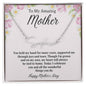To My Amazing Mother / Happy Mother's Day / Signature Name Necklace