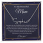 To My Mom / Signature Name Necklace