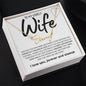 To My Lovely Wife / Gift from Husband / Signature Name Necklace