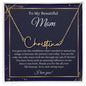 To My Mom / Signature Name Necklace