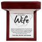 To My Lovely Wife / Gift from Husband / Signature Name Necklace