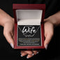 To My Lovely Wife / Gift from Husband / Signature Name Necklace
