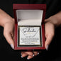 To My Beautiful Soulmate / Signature Name Necklace / Personalized Message Card