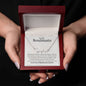To My Soulmate / I Love You / Signature Name Necklace / Personalized Message Card