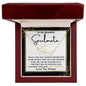 To My Beautiful Soulmate / Signature Name Necklace / Personalized Message Card