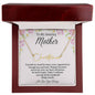 To My Amazing Mother / Signature Name Necklace / Personalized Message Card