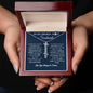 To My Smokin' Hot Soulmate / Best Thing / Vertical Name Necklace / Personalized Message Card