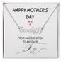 Happy Mother's Day / Dog Name & Paw Print Necklace
