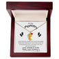 Mom to Be / Engraved Baby Foot Necklace