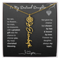 To My Destined Daughter / Chosen by Fate / Birth Flower Name Necklace