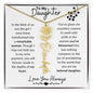 To My Daughter / Remarkable Woman / Gift from Mom / Gift from Dad / Flower Name Necklace