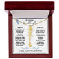 My Darling Granddaughter / Gift from Grandma / Gift from Grandpa / Flower Name Necklace