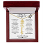 To My Daughter / Remarkable Woman / Gift from Mom / Gift from Dad / Flower Name Necklace