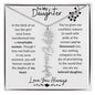 To My Daughter / Remarkable Woman / Gift from Mom / Gift from Dad / Flower Name Necklace