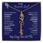 To My Favorite Girl /Beautiful Determined Flower / Birth Flower Name Necklace