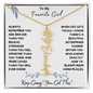To My Favorite Girl / Determined Flower / BirthFlower Name Necklace