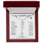 To My Handpicked Daughter/ Personalized Birth Flower Name Necklace