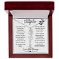 To My Daughter / Remarkable Woman / Gift from Mom / Gift from Dad / Flower Name Necklace