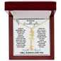 My Darling Granddaughter / Gift from Grandma / Gift from Grandpa / Flower Name Necklace