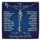 To My Favorite Girl/ Determined Flower/ Birth Flower Name Necklace