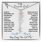 To My Favorite Girl / Determined Flower / BirthFlower Name Necklace