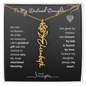 To My Destined Daughter / Chosen by Fate / Birth Flower Name Necklace