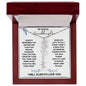 My Darling Granddaughter / Gift from Grandma / Gift from Grandpa / Flower Name Necklace