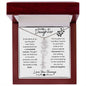 To My Daughter / Remarkable Woman / Gift from Mom / Gift from Dad / Flower Name Necklace