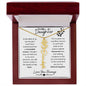 To My Daughter / Remarkable Woman / Gift from Mom / Gift from Dad / Flower Name Necklace