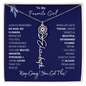 To My Favorite Girl /Beautiful Determined Flower / Birth Flower Name Necklace