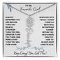 To My Favorite Girl / Determined Flower / BirthFlower Name Necklace
