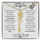 To My Daughter / Remarkable Woman / Gift from Mom / Gift from Dad / Flower Name Necklace
