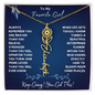 To My Favorite Girl/ Determined Flower/ Birth Flower Name Necklace