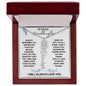 My Darling Granddaughter / Gift from Grandma / Gift from Grandpa / Flower Name Necklace