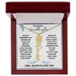 My Darling Granddaughter / Gift from Grandma / Gift from Grandpa / Flower Name Necklace