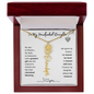 To My Handpicked Daughter/ Personalized Birth Flower Name Necklace