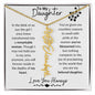 To My Daughter / Remarkable Woman / Gift from Mom / Gift from Dad / Flower Name Necklace