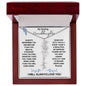 My Darling Granddaughter / Gift from Grandma / Gift from Grandpa / Flower Name Necklace