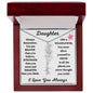 Daughter / Gift from Mom / Gift from Dad / Flower Name Necklace