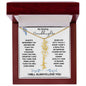 My Darling Granddaughter / Gift from Grandma / Gift from Grandpa / Flower Name Necklace
