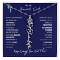To My Favorite Girl /Beautiful Determined Flower / Birth Flower Name Necklace
