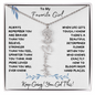 To My Favorite Girl / Determined Flower / BirthFlower Name Necklace
