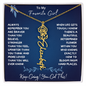 To My Favorite Girl/ Determined Flower/ Birth Flower Name Necklace