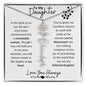 To My Daughter / Remarkable Woman / Gift from Mom / Gift from Dad / Flower Name Necklace
