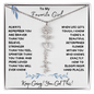 To My Favorite Girl / Determined Flower / BirthFlower Name Necklace