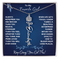 To My Favorite Girl/ Determined Flower/ Birth Flower Name Necklace