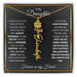 To My Daughter / Gift from Mom / Gift from Dad / Flower Name Necklace