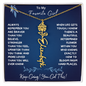 To My Favorite Girl/ Determined Flower/ Birth Flower Name Necklace