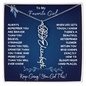 To My Favorite Girl/ Determined Flower/ Birth Flower Name Necklace